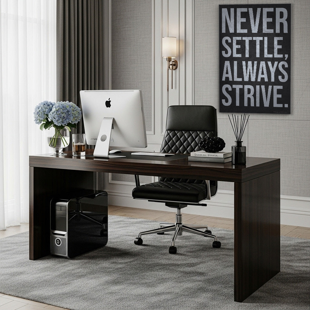 Never Settle, Always Strive