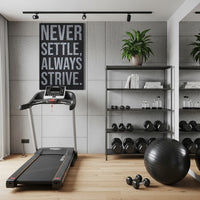 Never Settle, Always Strive