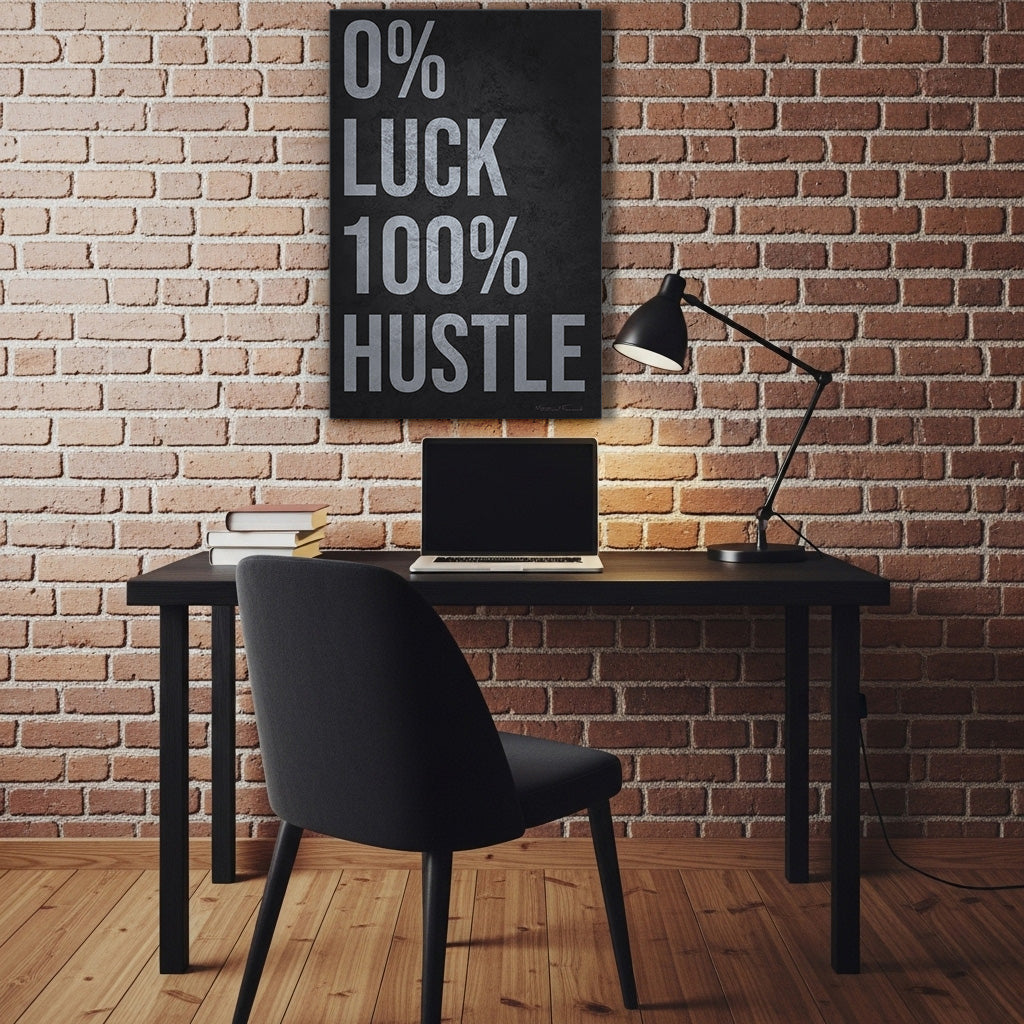 0 Percent Luck 100 Percent Hustle