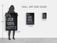 0 Percent Luck 100 Percent Hustle