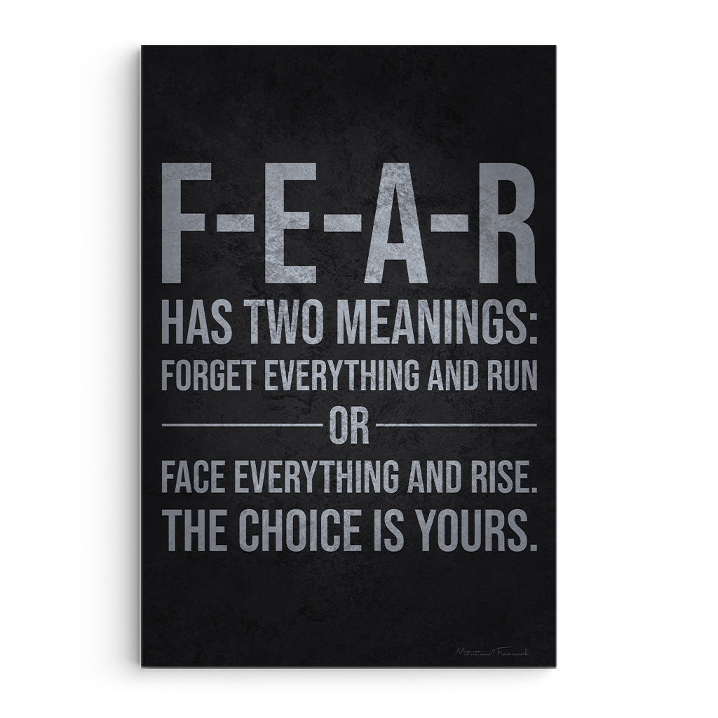 Fear Has Two Meanings