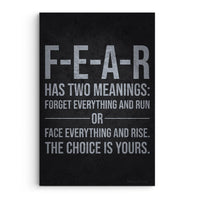 Fear Has Two Meanings