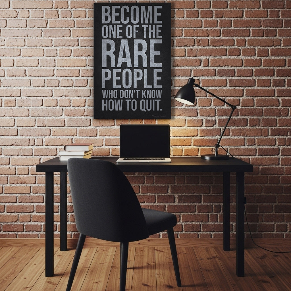 Become The Rare People Who Don't Know How To Quit