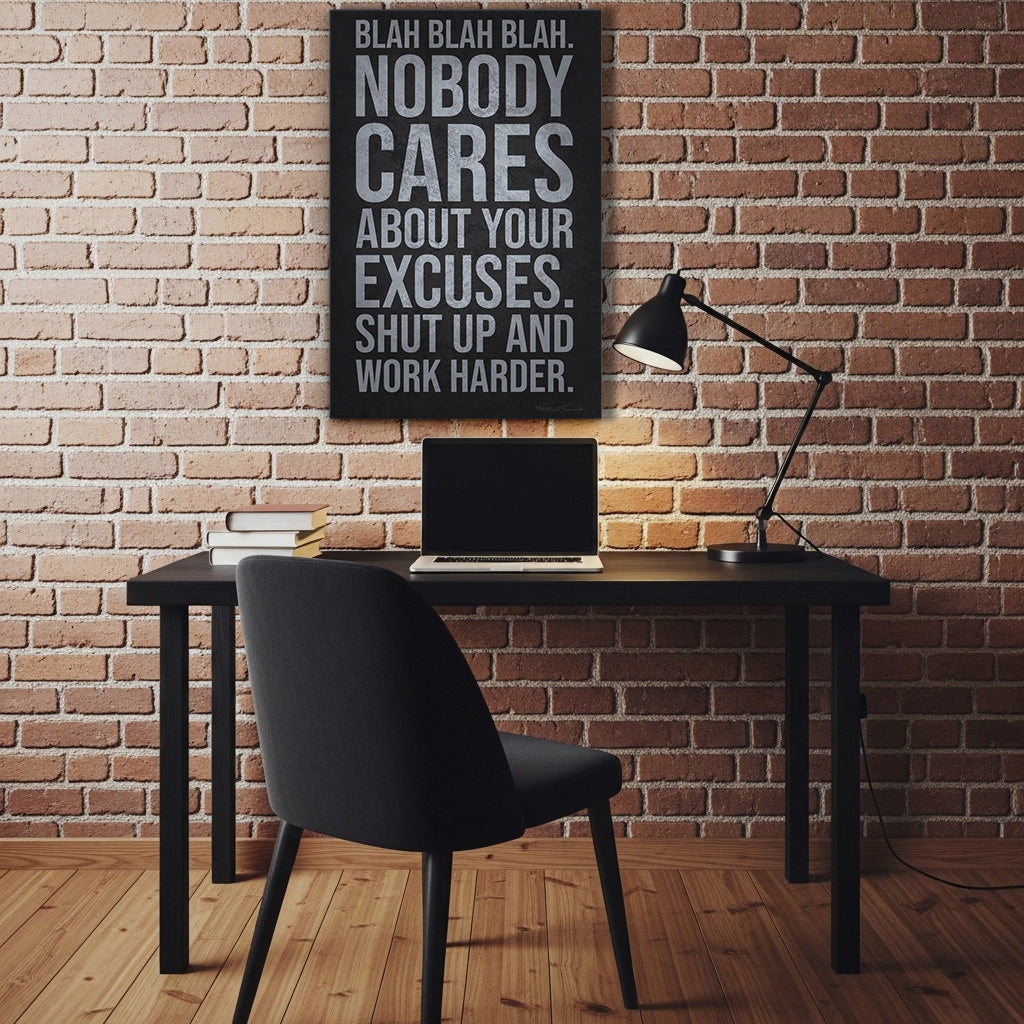 Nobody Cares About Your Excuses