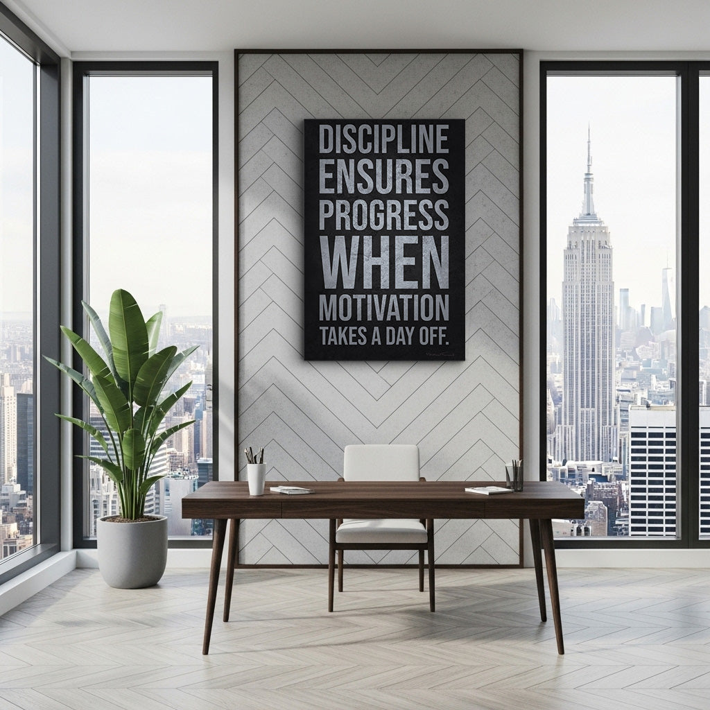 Discipline Ensures Progress When Motivation Takes A Day Off