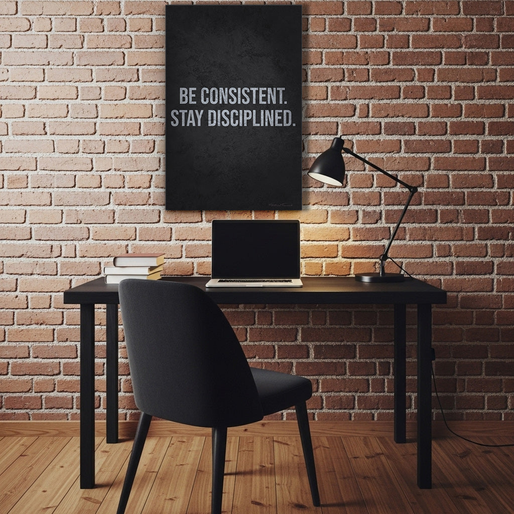 Be Consistent, Stay Disciplined