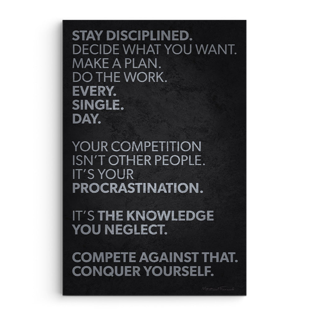 Compete Against That Conquer Yourself