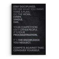 Compete Against That Conquer Yourself
