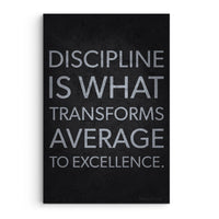 Discipline Transforms Average To Excellence