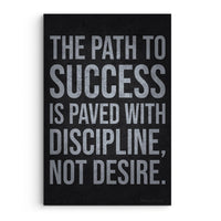 Path To Success Paved In Discipline