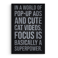 Focus Is Basically A Superpower