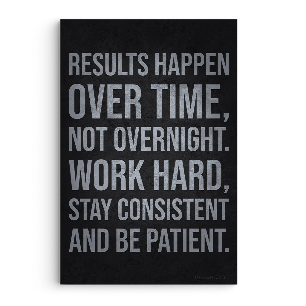 Results Happen Over Time Not Overnight Be Patient