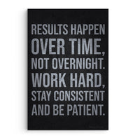 Results Happen Over Time Not Overnight Be Patient