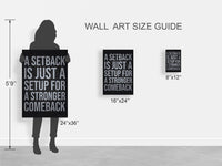 A Setback Is Just A Setup For A Stronger Comeback