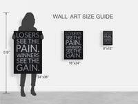 Losers See Pain, Winners See Gain