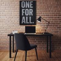 One For All Bold Statement