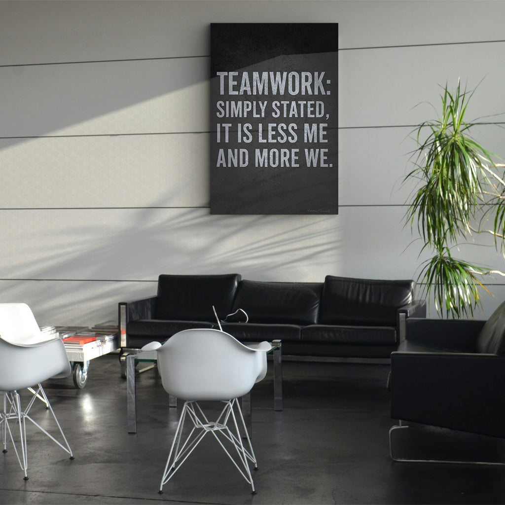 Teamwork Less With Me And More With We