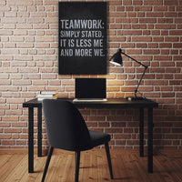 Teamwork Less With Me And More With We